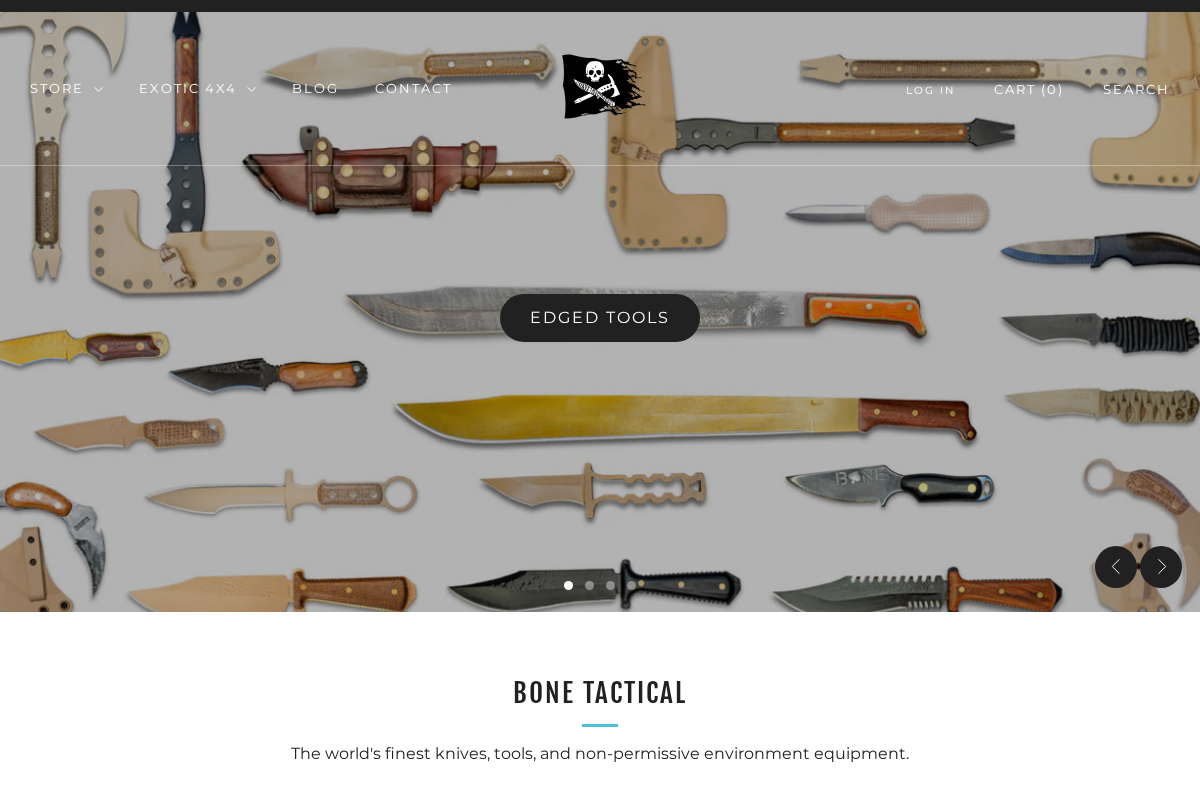 Bone Tactical LLC homepage screenshot