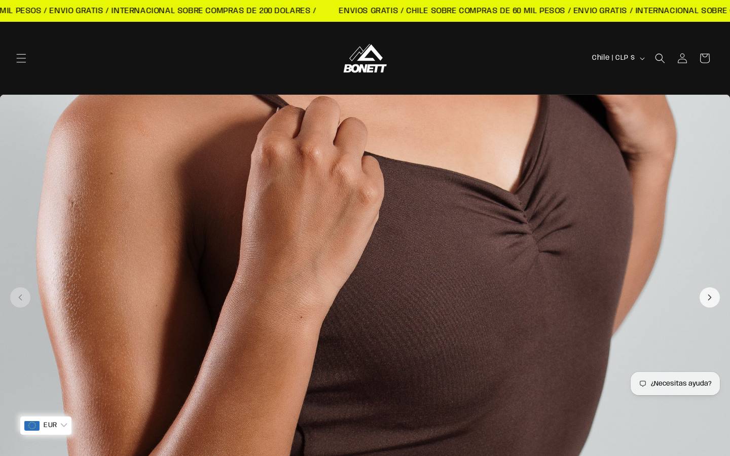 bonett.cl homepage screenshot