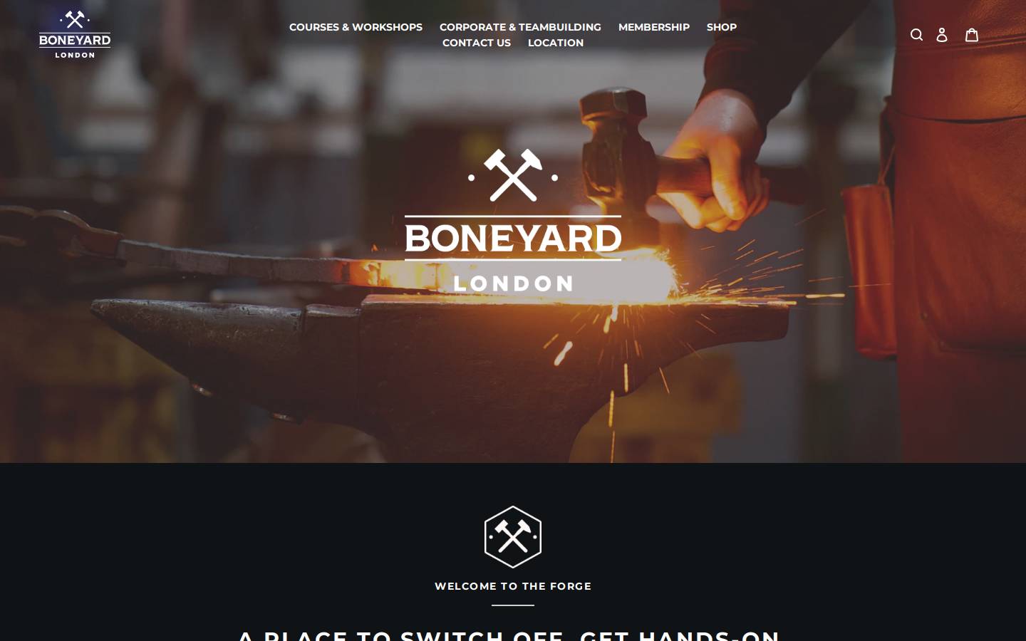 boneyardlondon.com homepage screenshot