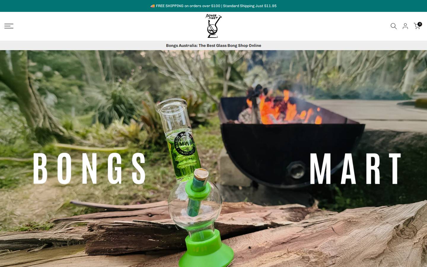 bongsmart.au homepage screenshot