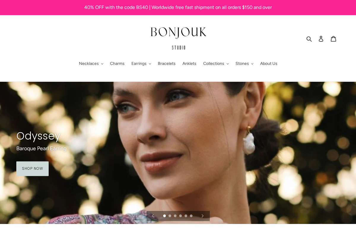 Bonjouk Studio homepage screenshot