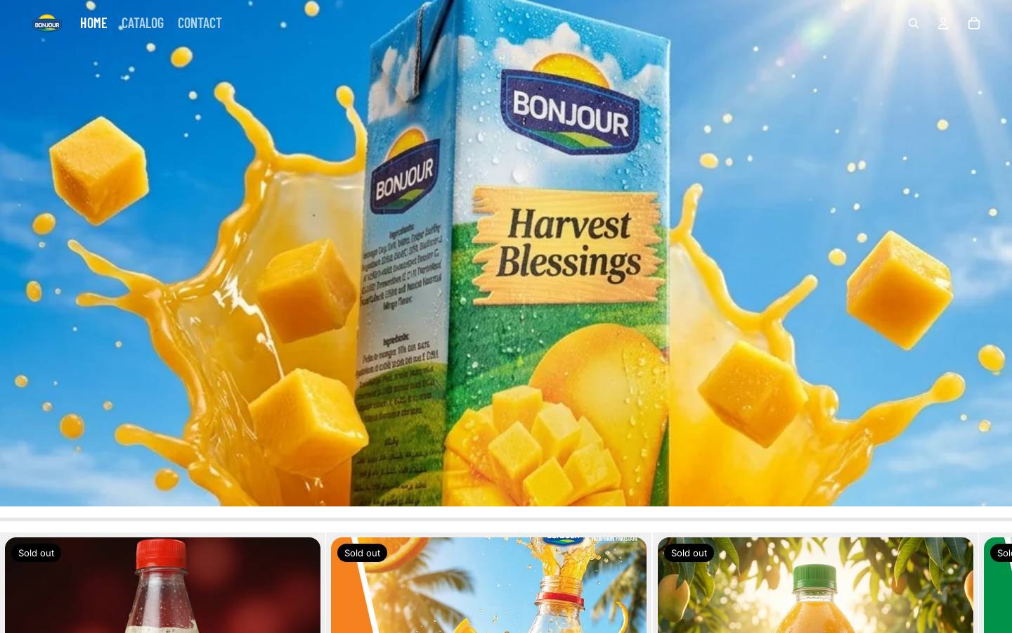 bonjourpk.com homepage screenshot