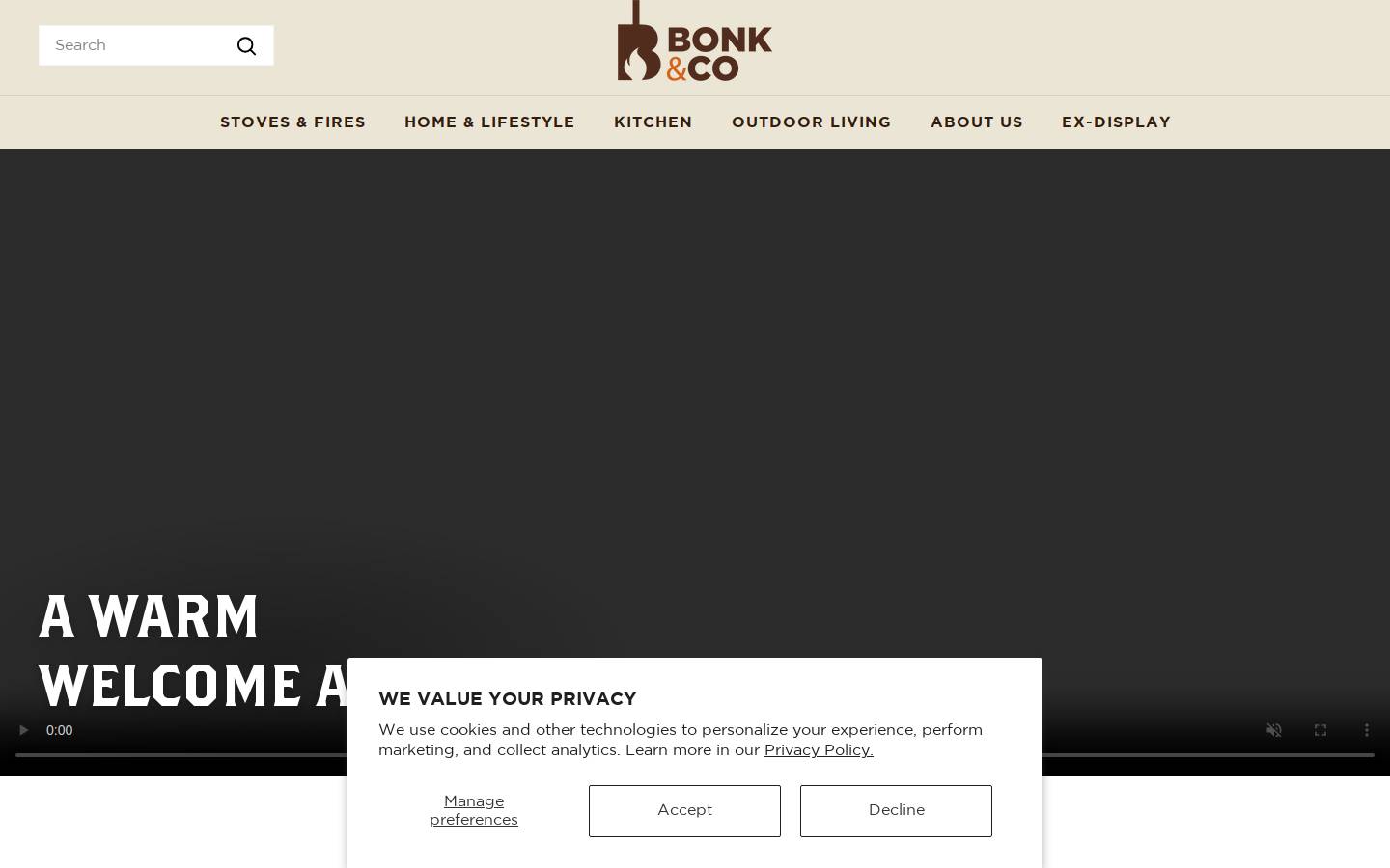 Bonk & Co homepage screenshot