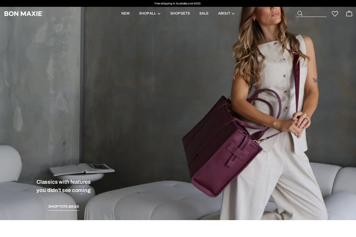 BON MAXIE homepage screenshot