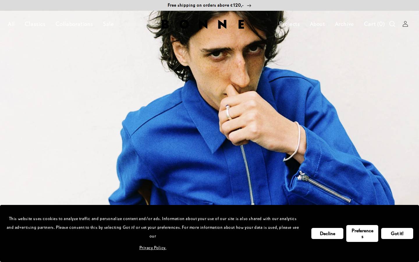 bonnelife.com homepage screenshot