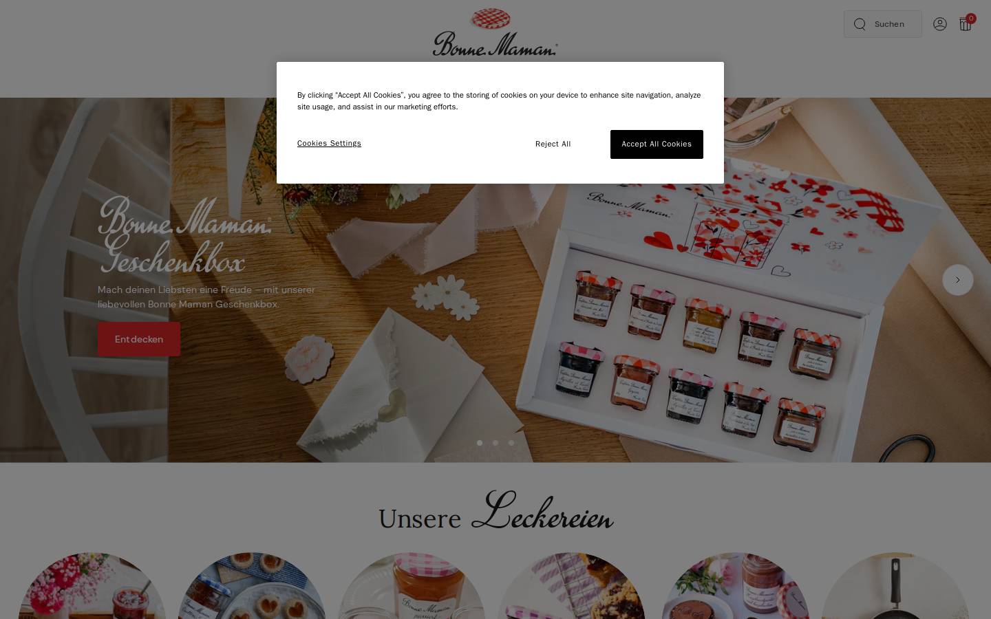 bonnemaman.de homepage screenshot