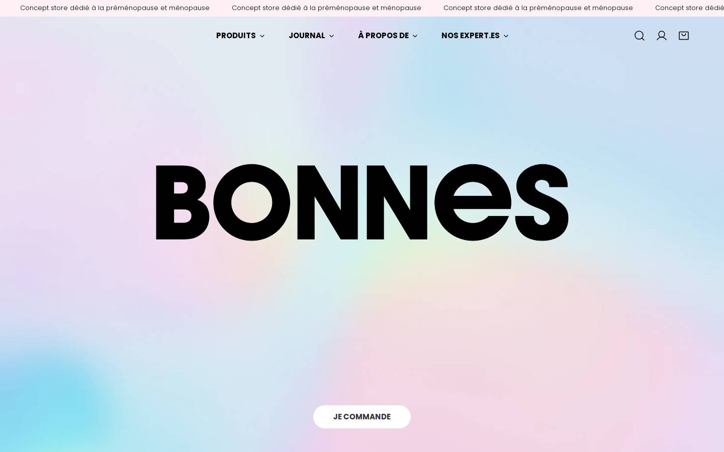 bonnesparis.com homepage screenshot