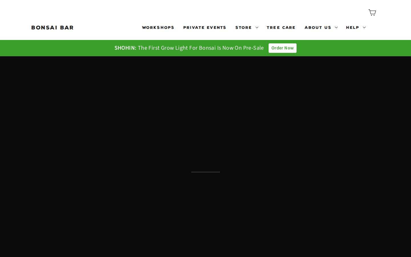 bonsaibar.com homepage screenshot