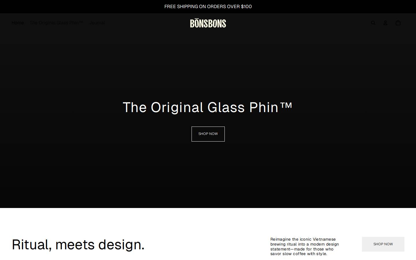 bonsbons.co homepage screenshot