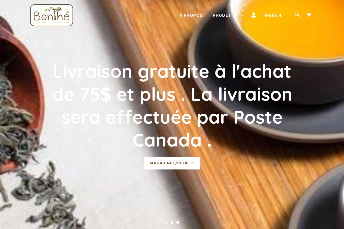 bonthe.ca homepage screenshot