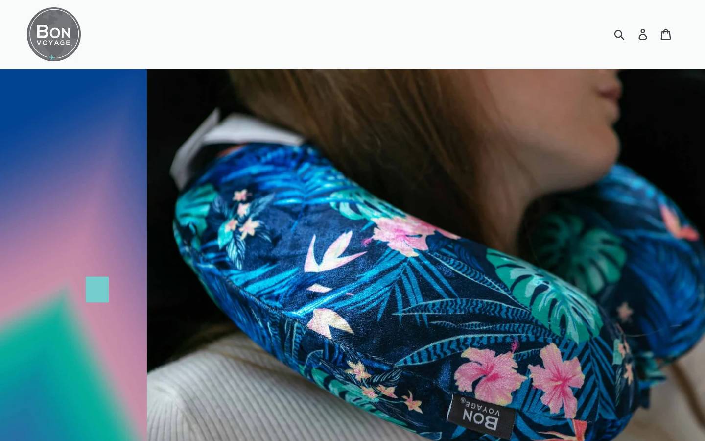 bonvoyagetravelpillows.com homepage screenshot