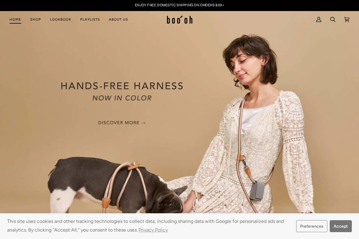 boo-oh.com homepage screenshot