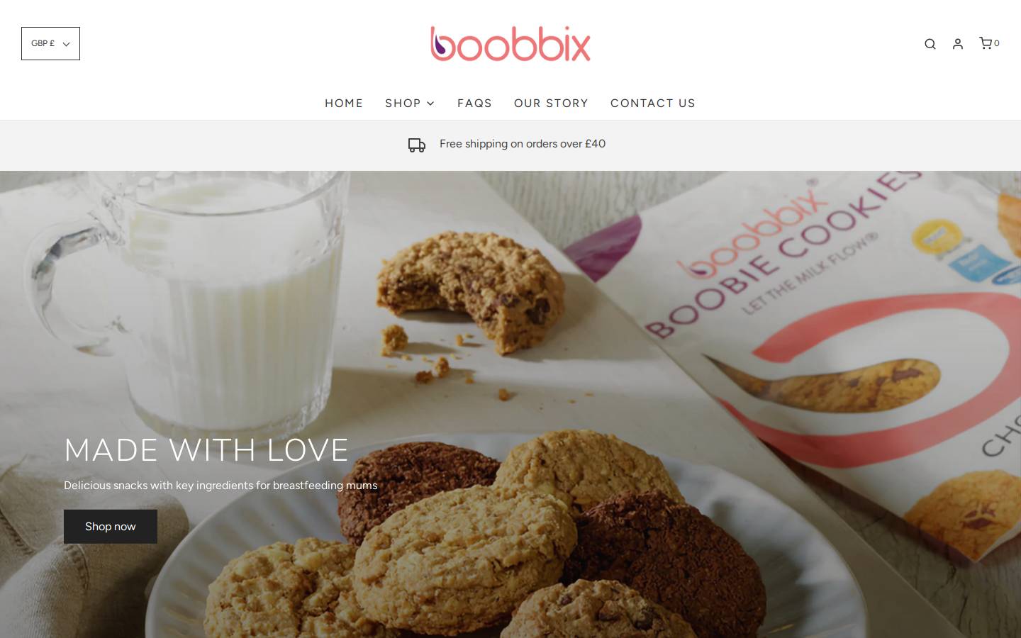boobbix.com homepage screenshot