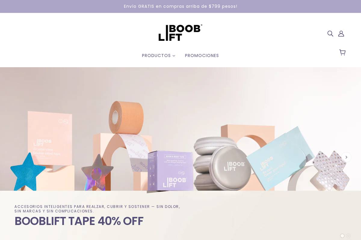 booblift.shop homepage screenshot