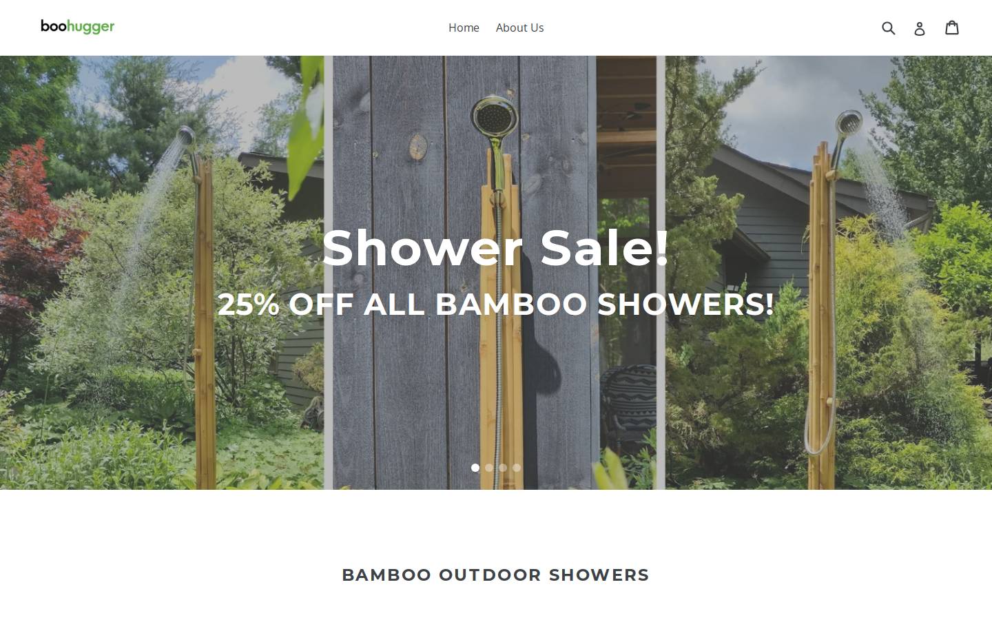 boohugger.com homepage screenshot