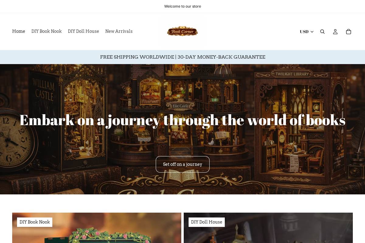 bookcorner-shop.com homepage screenshot
