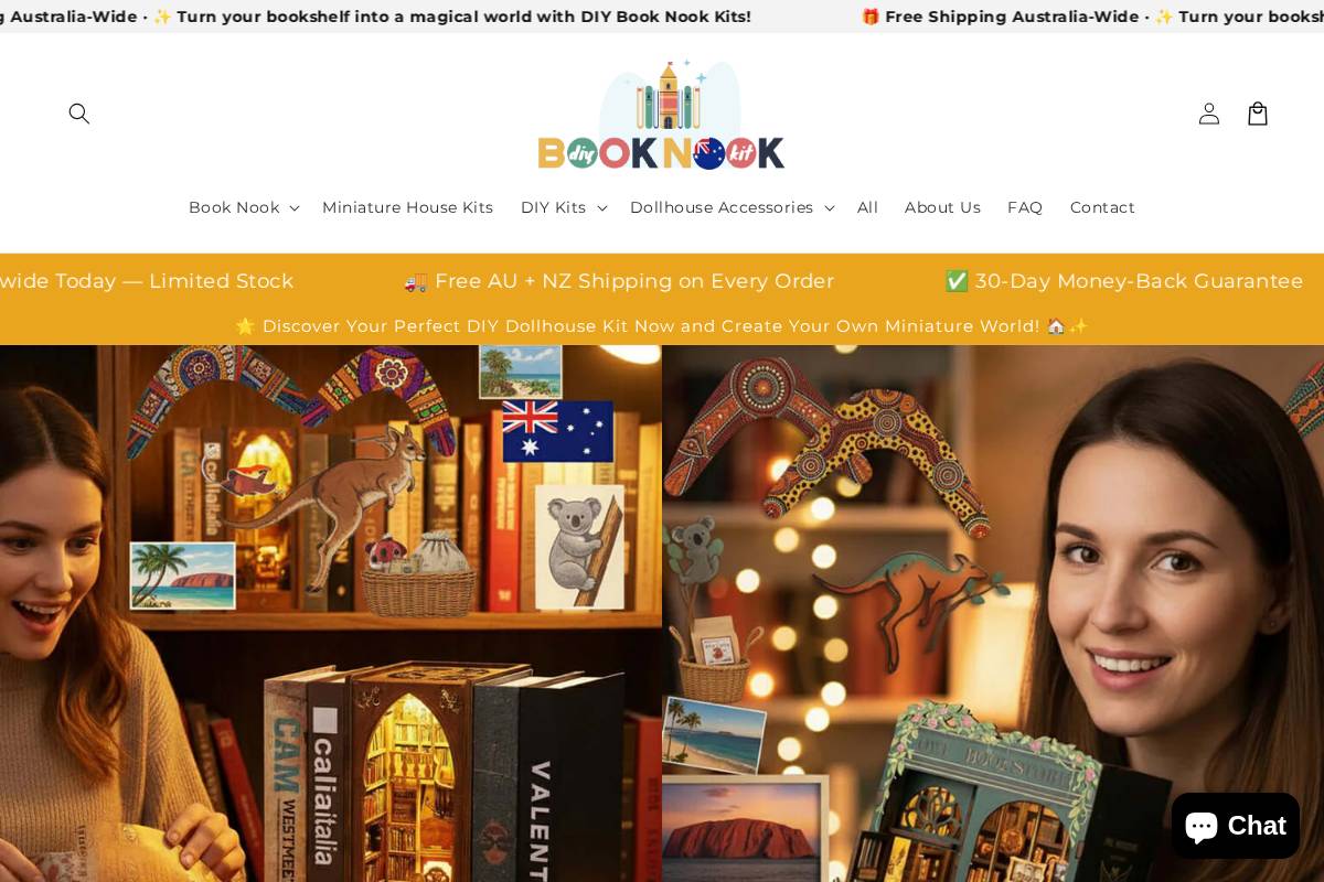 booknookkit.com.au homepage screenshot