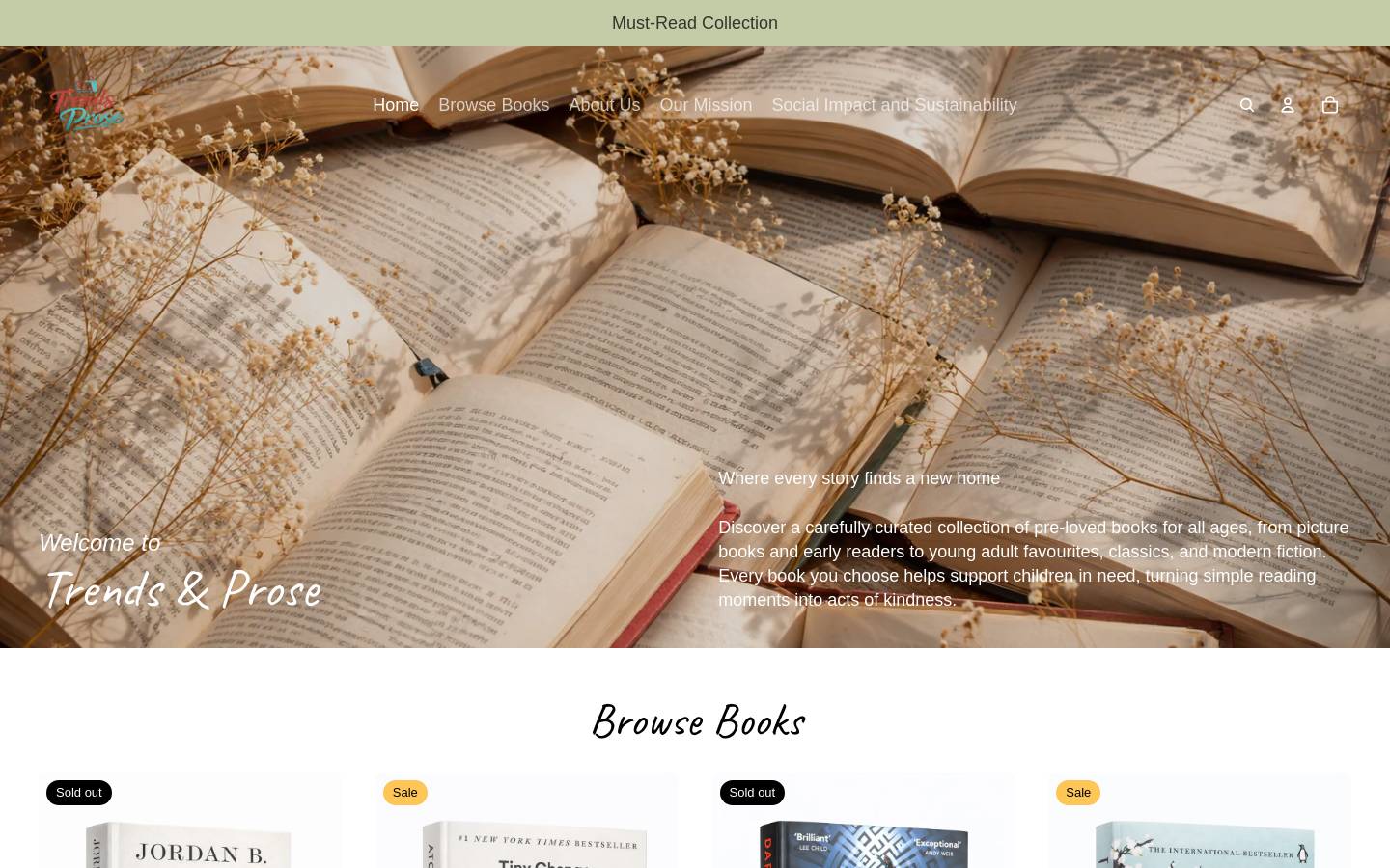 books4thoughts.com homepage screenshot