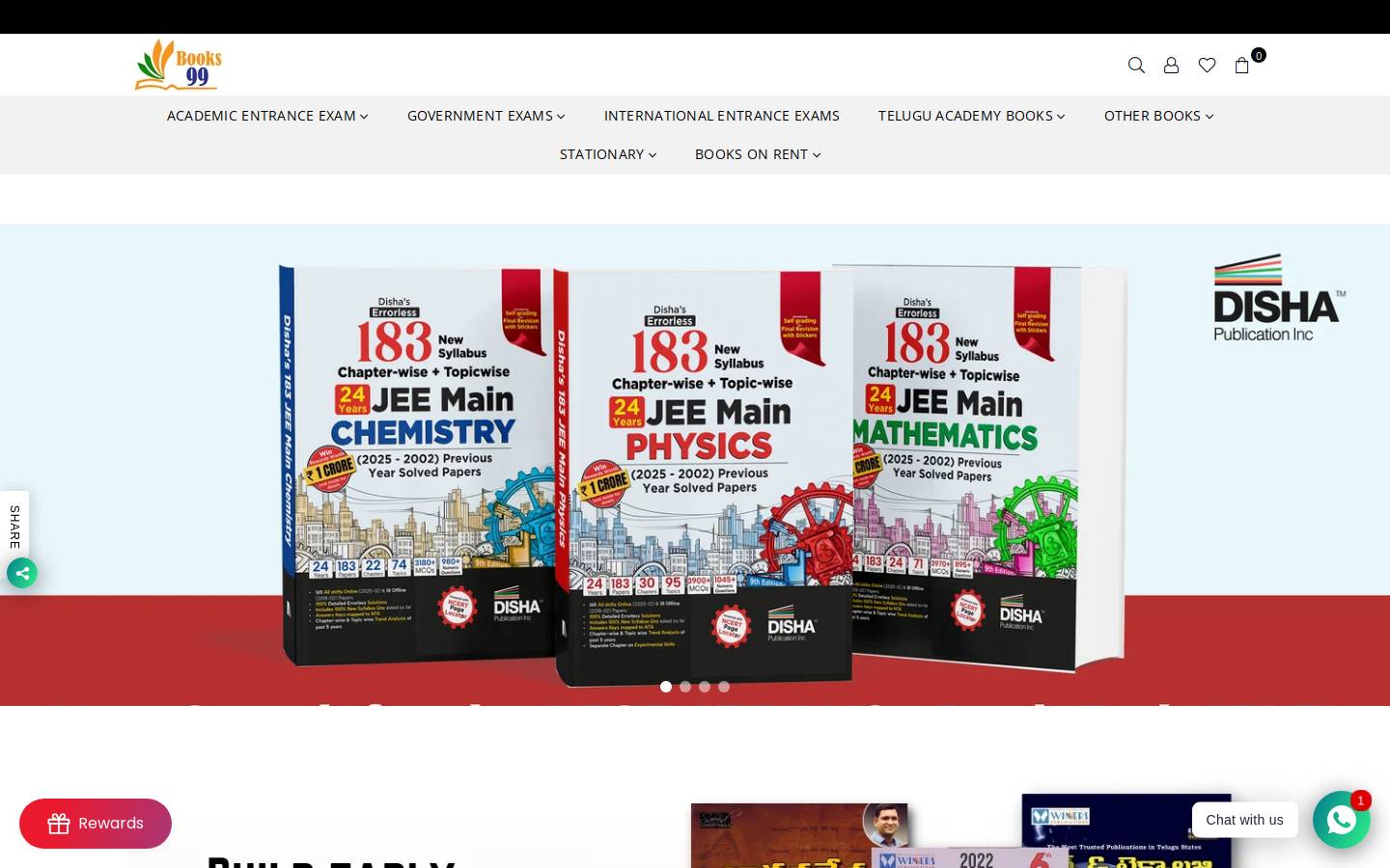 books99.in homepage screenshot