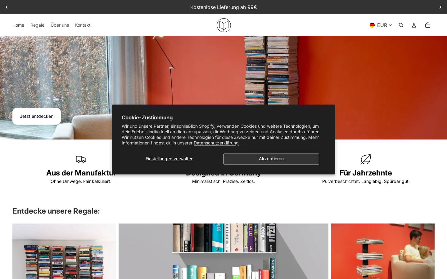 booksbaum.com homepage screenshot
