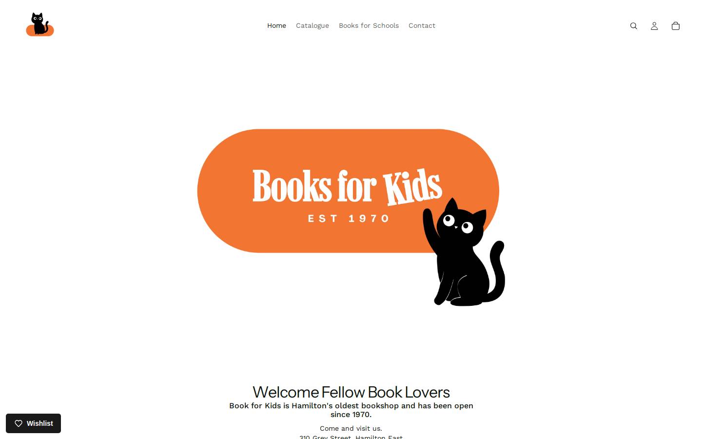 booksforkids.co.nz homepage screenshot