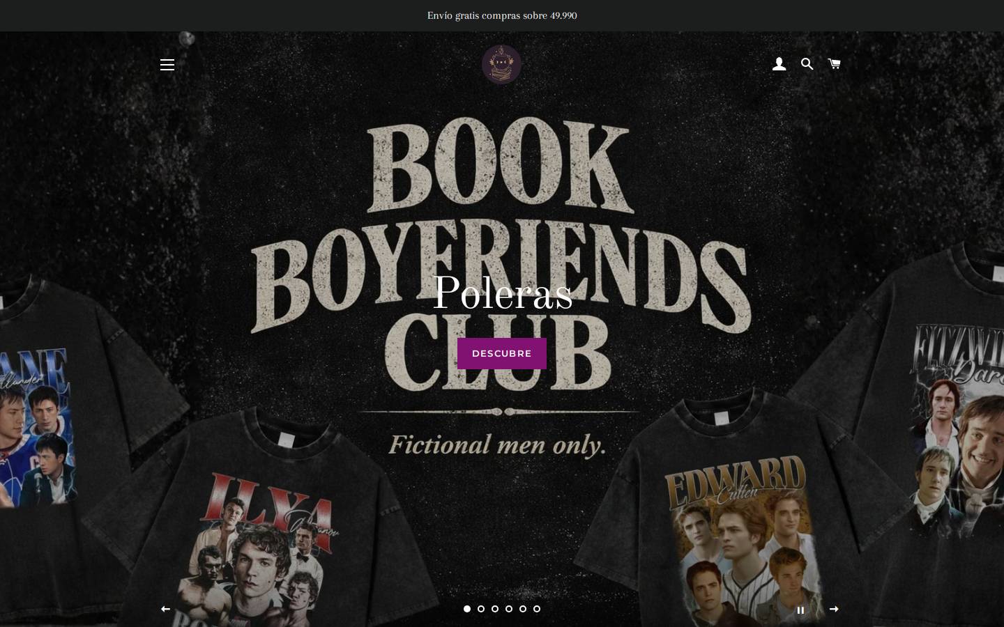 bookslight.cl homepage screenshot