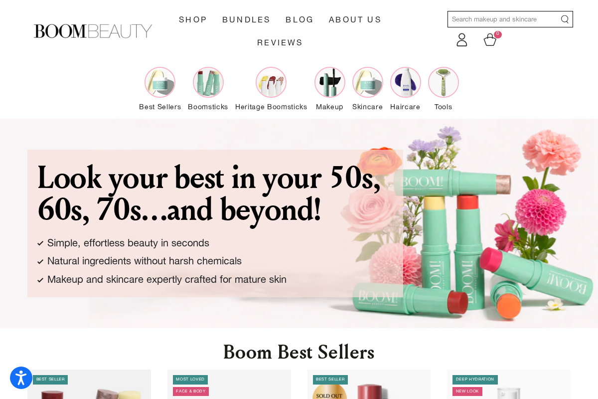 Boombeauty homepage screenshot