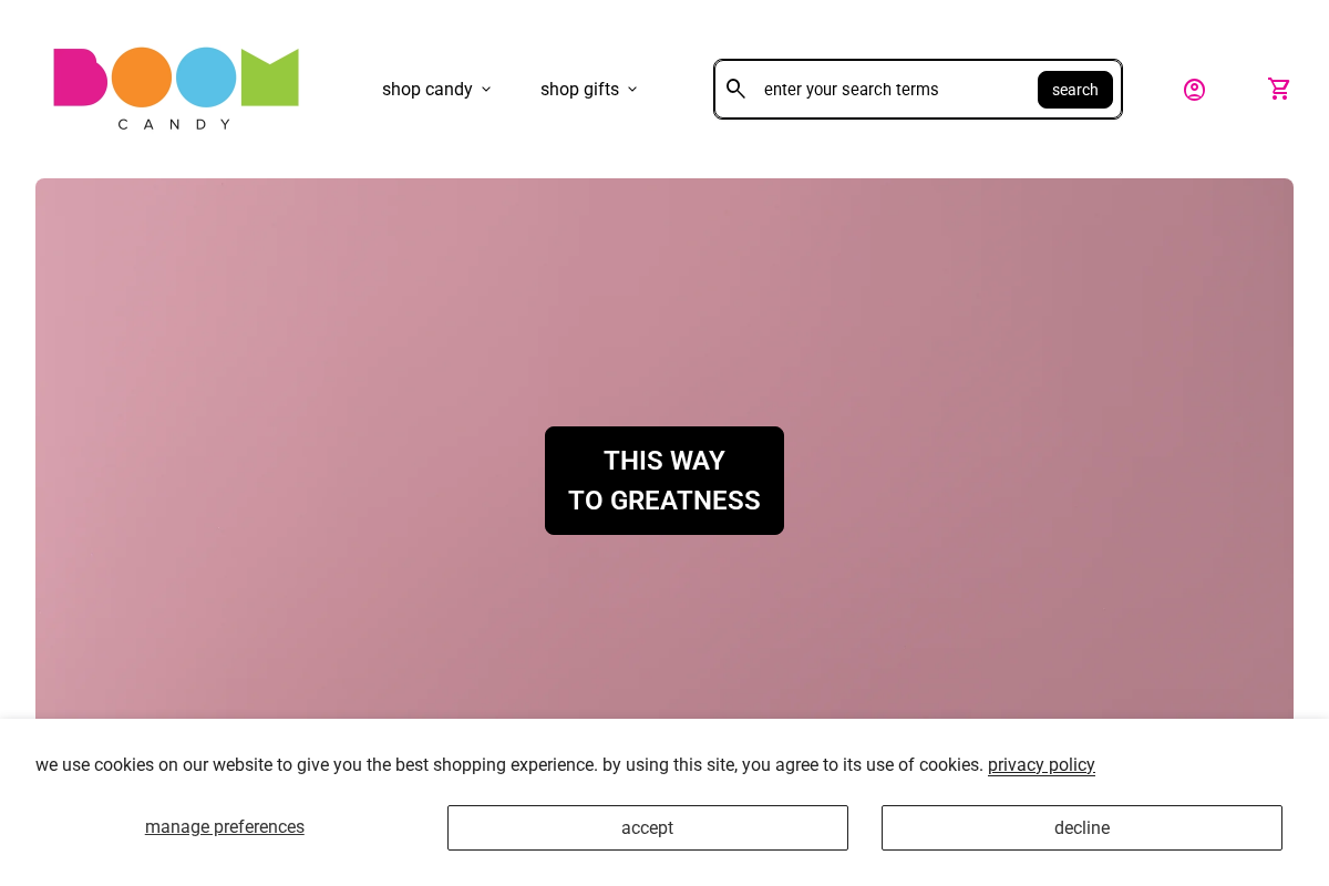 boomcandy.com homepage screenshot