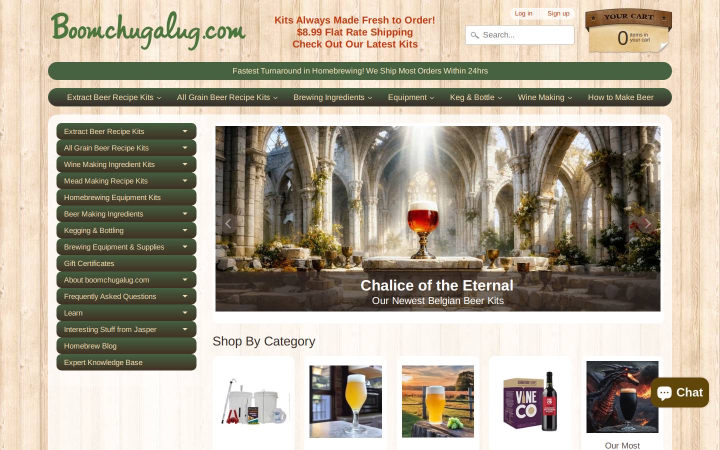 boomchugalug.com homepage screenshot