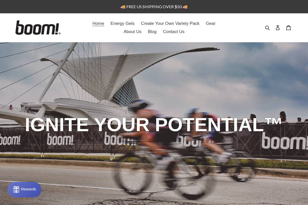 boomnutrition.com homepage screenshot
