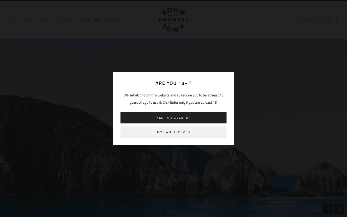 boomtown.nz homepage screenshot