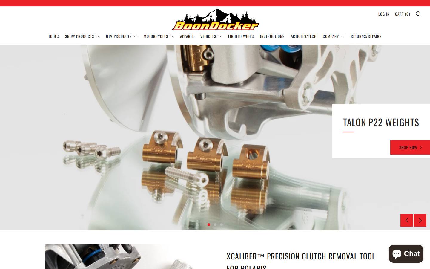 boondockers.org homepage screenshot