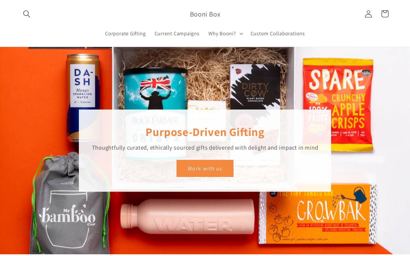 booni-box.com homepage screenshot