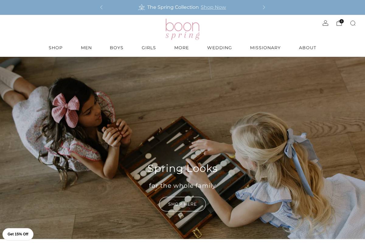 boonties.com homepage screenshot