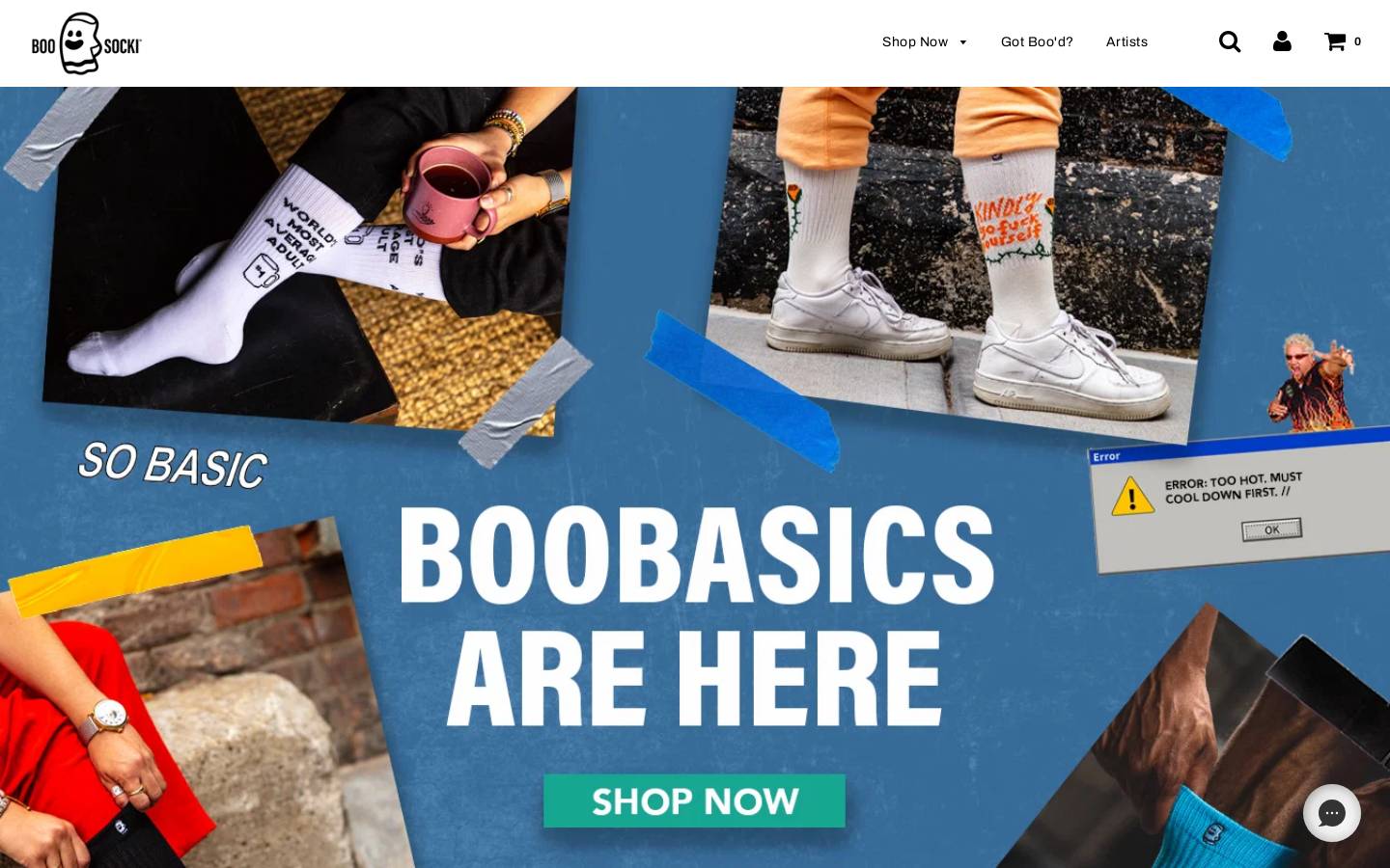 boosocki.com homepage screenshot