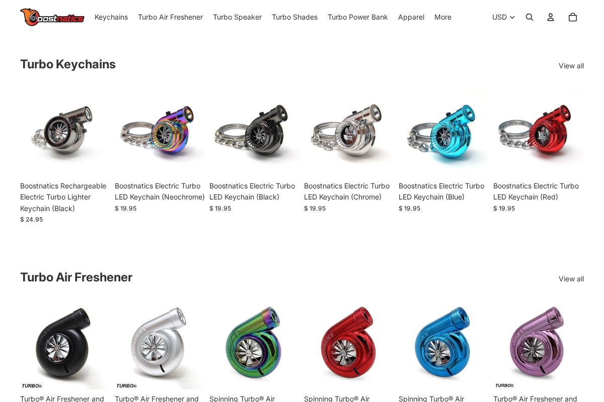 Boostnatics homepage screenshot