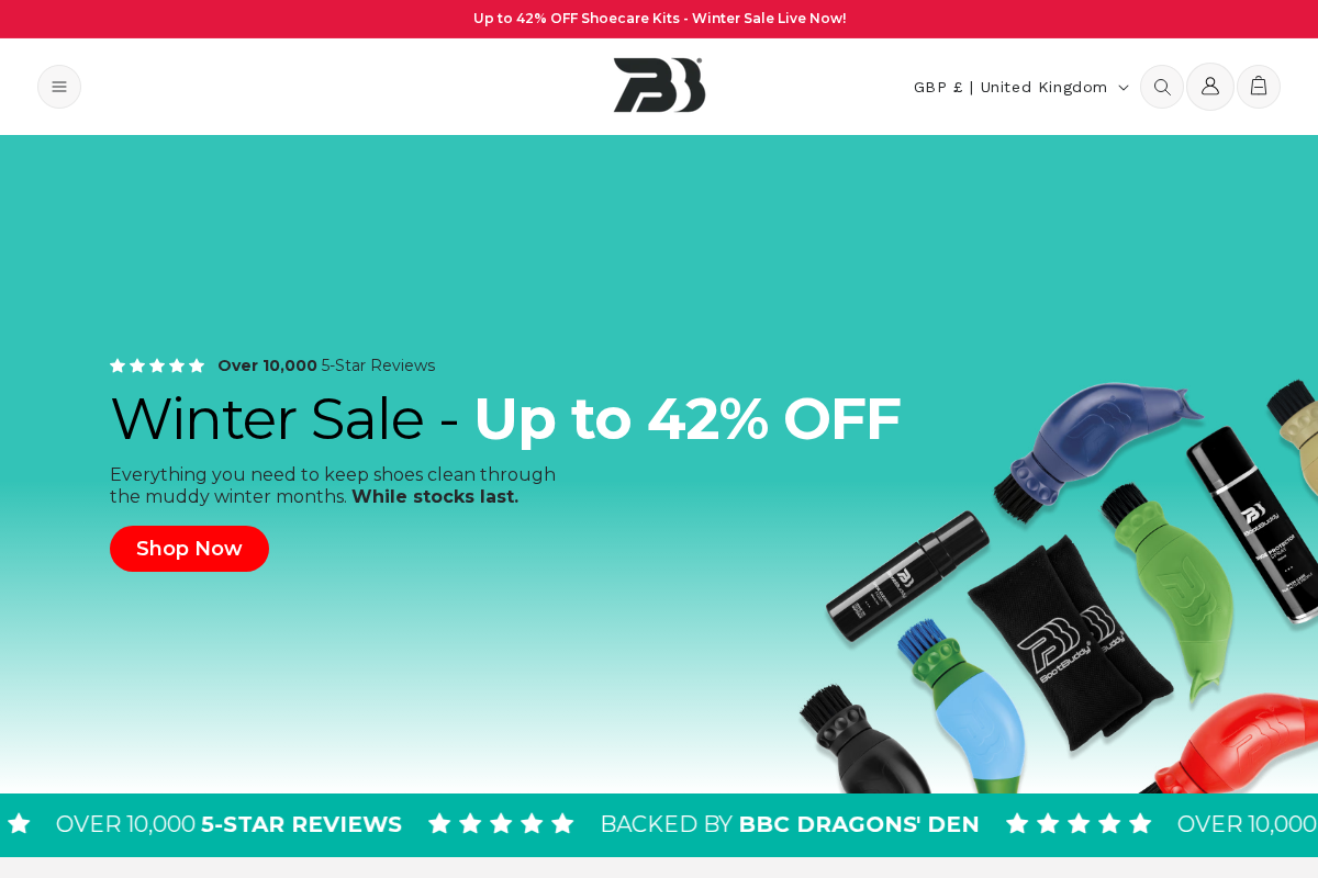 Boot Buddy homepage screenshot