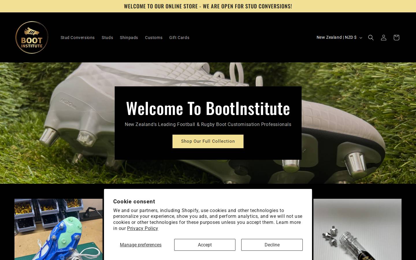 bootinstitute.com homepage screenshot
