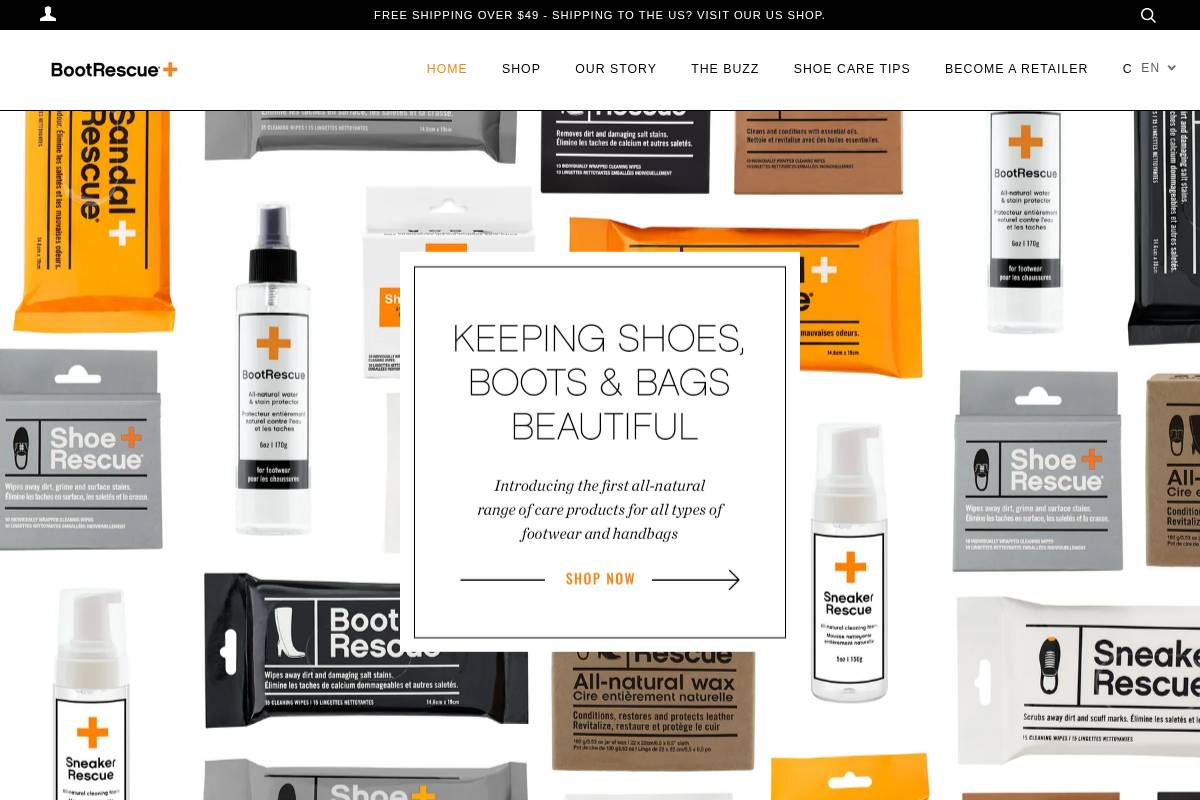 bootrescue.ca homepage screenshot