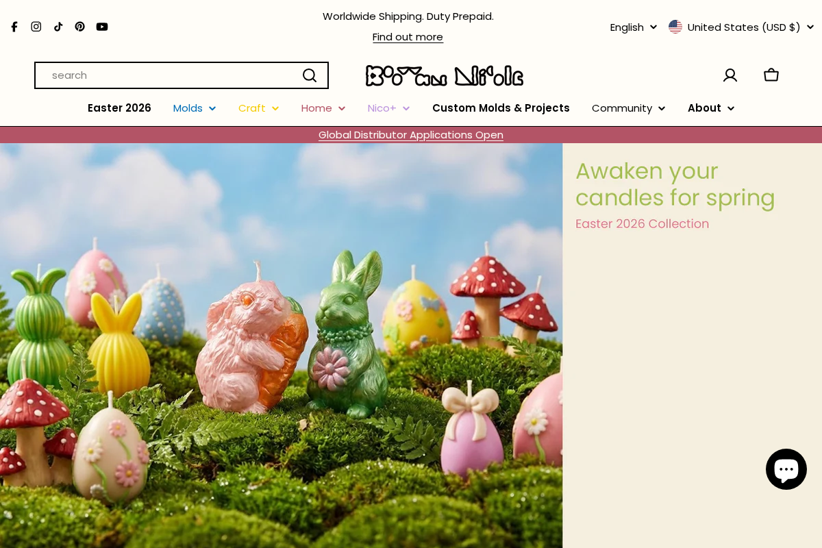 Boowannicole homepage screenshot