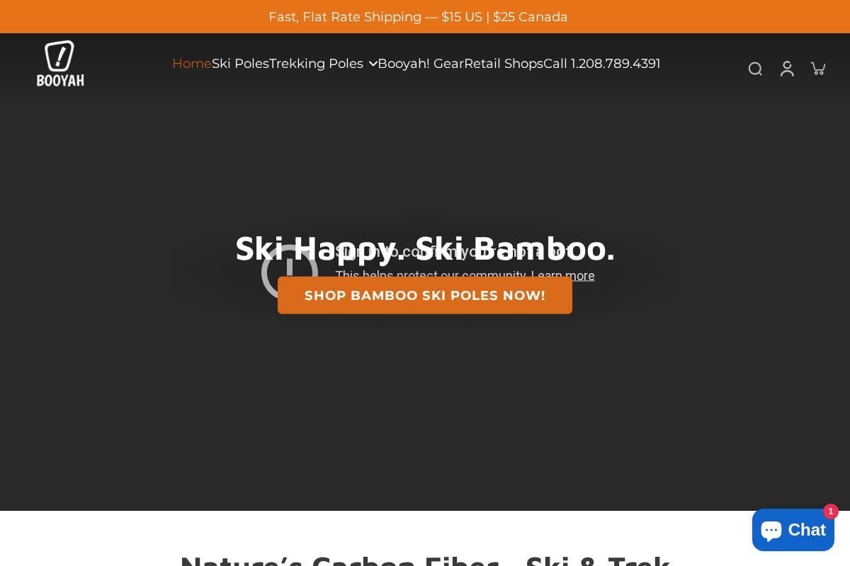 booyah.ski homepage screenshot