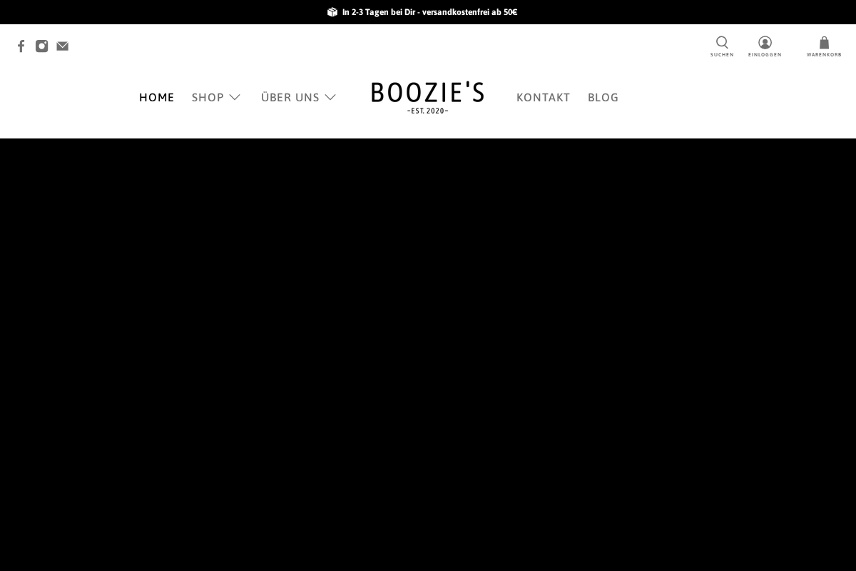 Boozies homepage screenshot