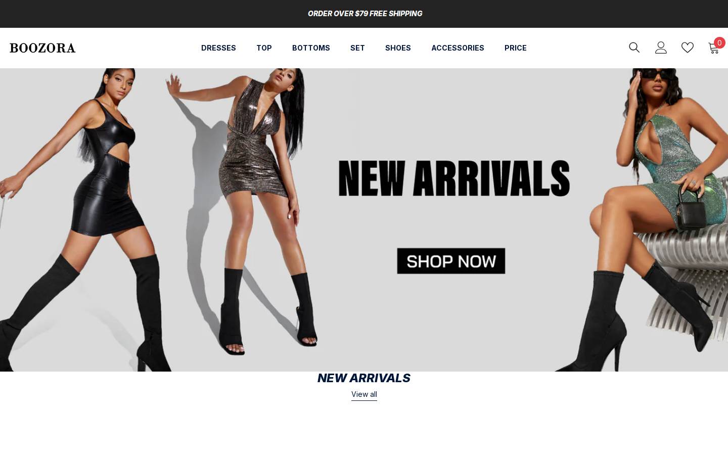 boozora.com homepage screenshot