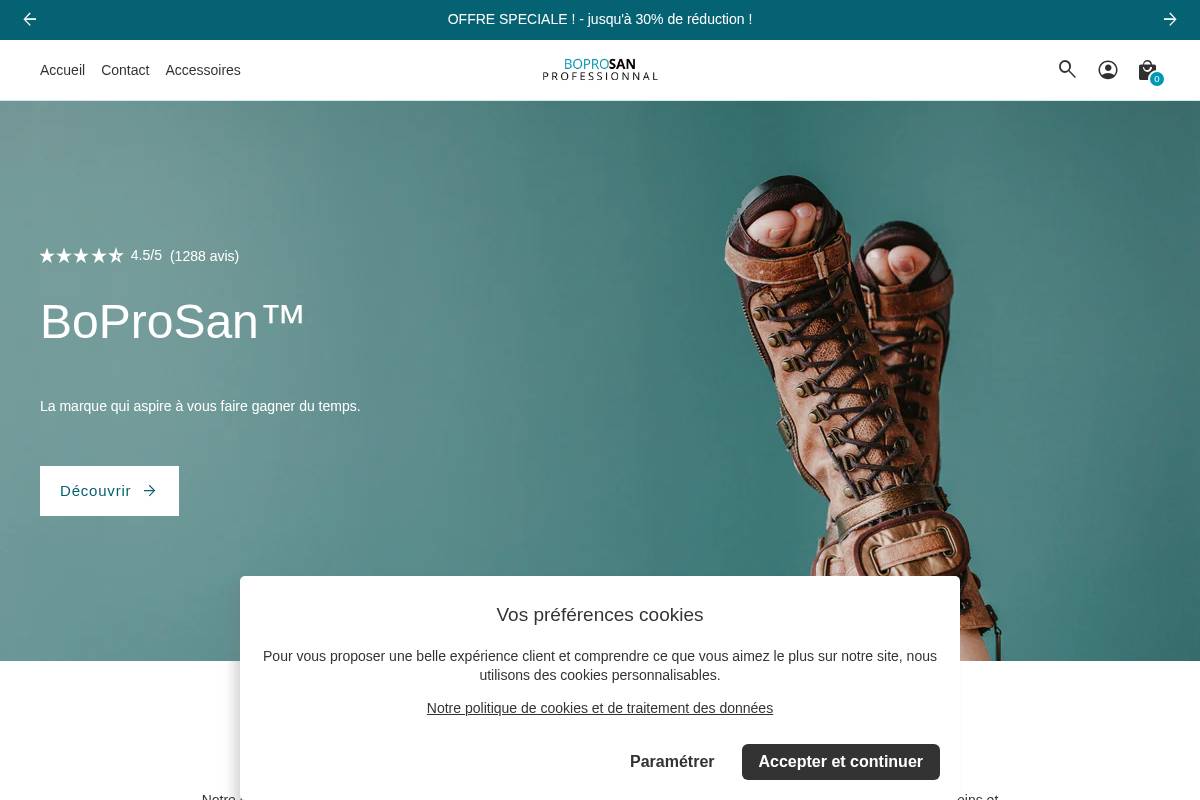 boprosan.com homepage screenshot