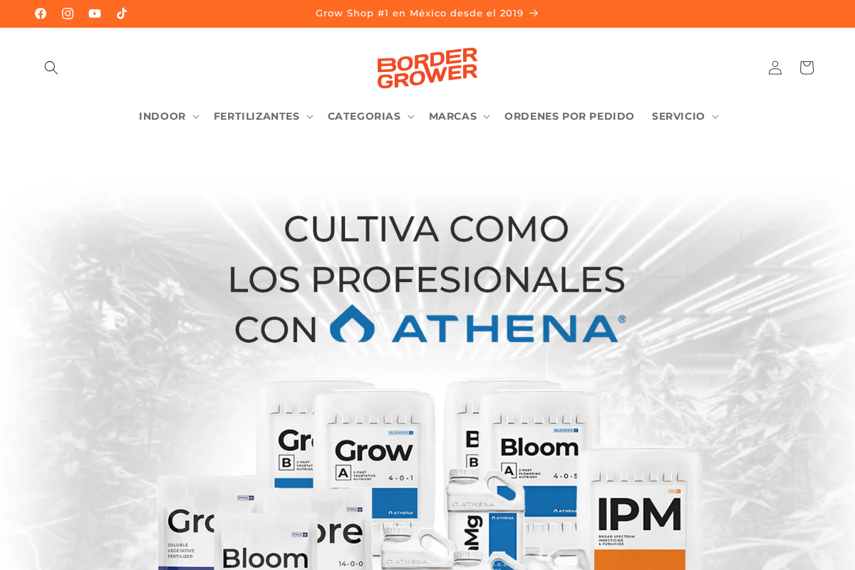 bordergrower.com homepage screenshot
