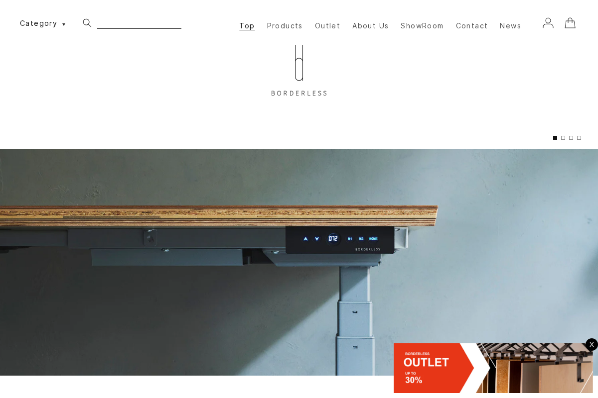 BORDERLESS homepage screenshot