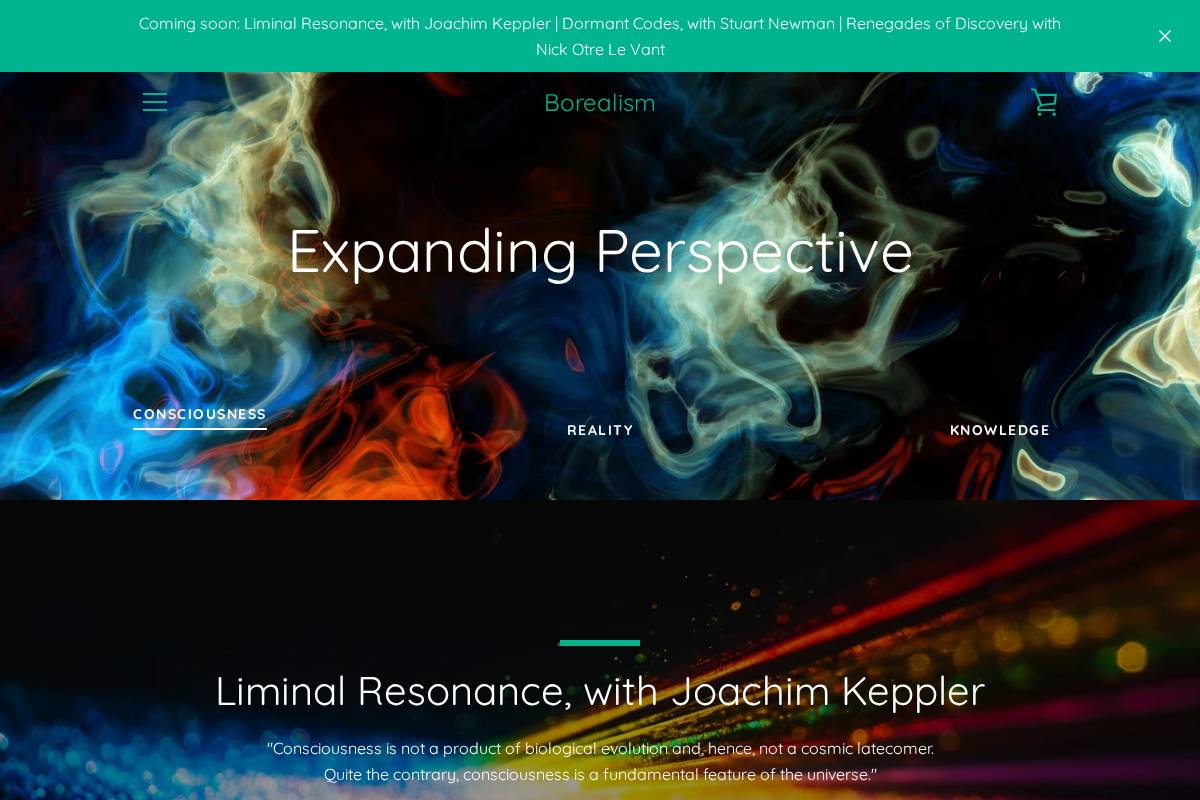 borealism.ca homepage screenshot