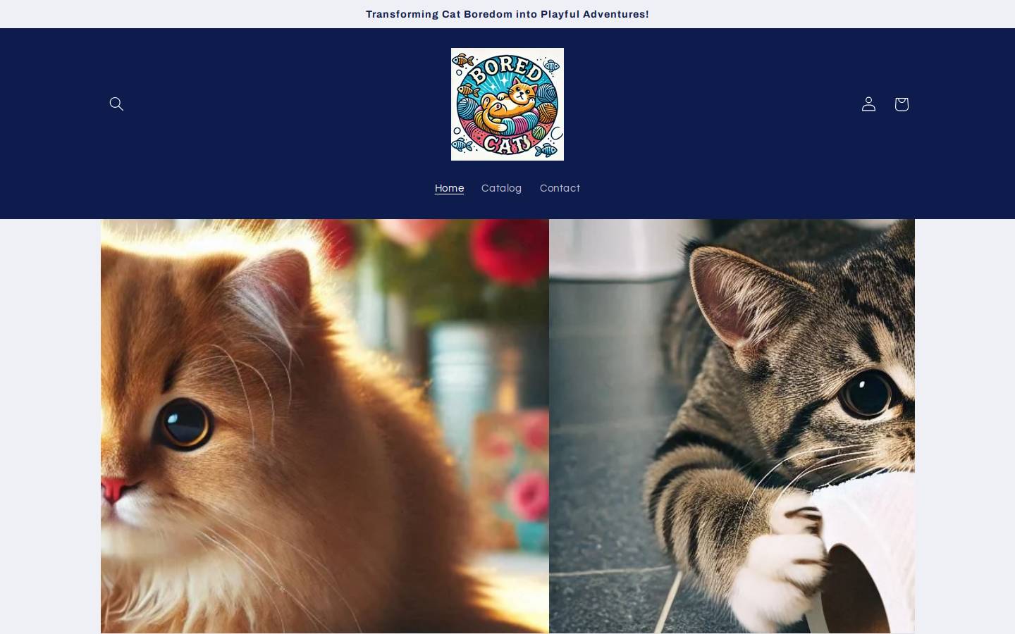 boredcats.com homepage screenshot