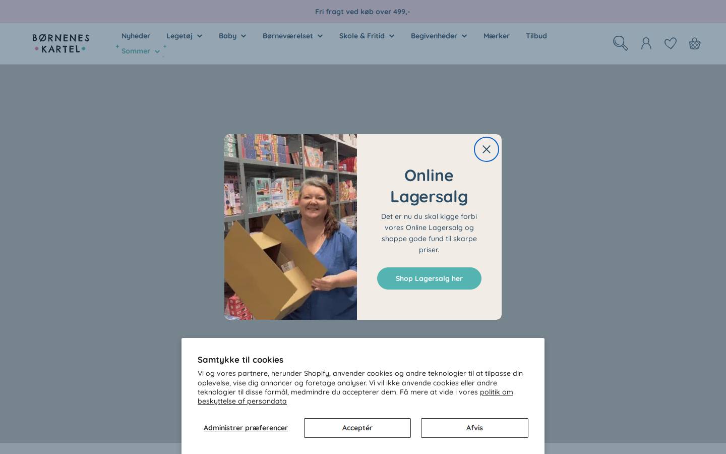 Børnenes Kartel homepage screenshot