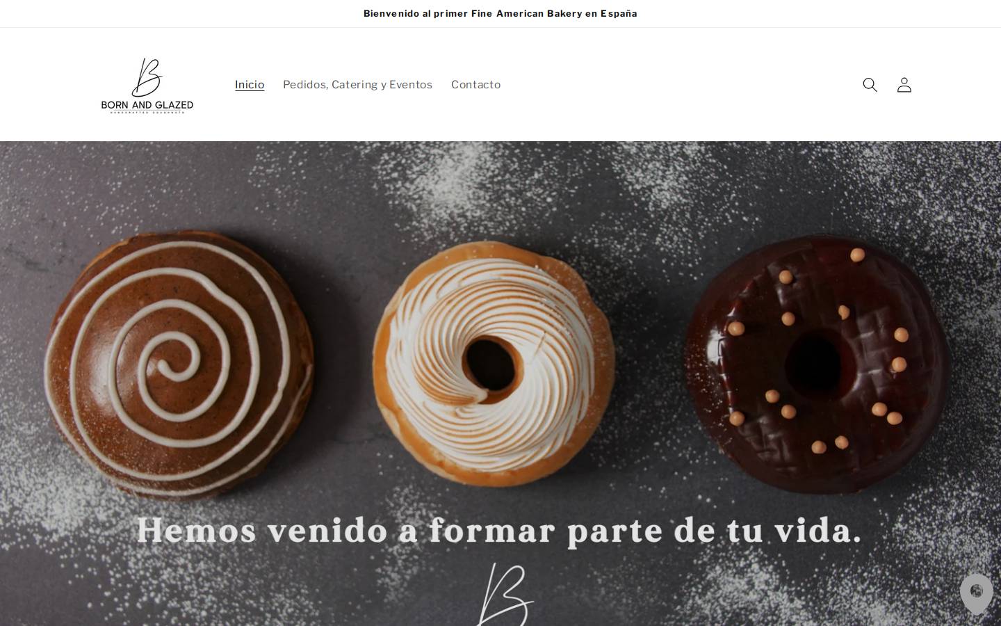 bornglazed.com homepage screenshot